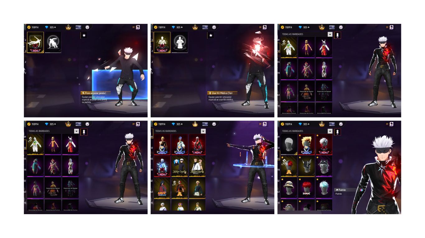 CONTA FF LVL 68 - PRIME 6 - 7 ANOS - ANGELICAL AZUL