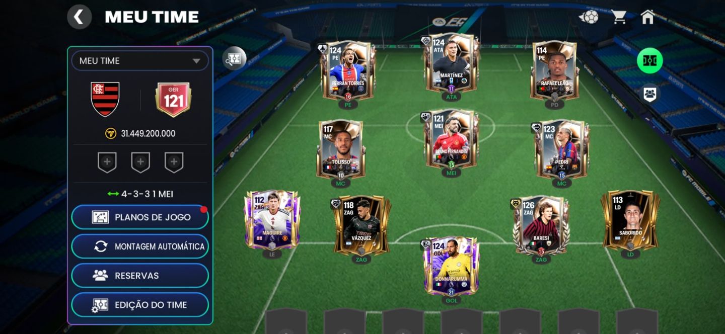 Conta FC mobile ger 121