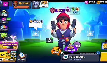 Conta do Brawl stars 121k troféus, todos os brawlers, hipers e buffies.