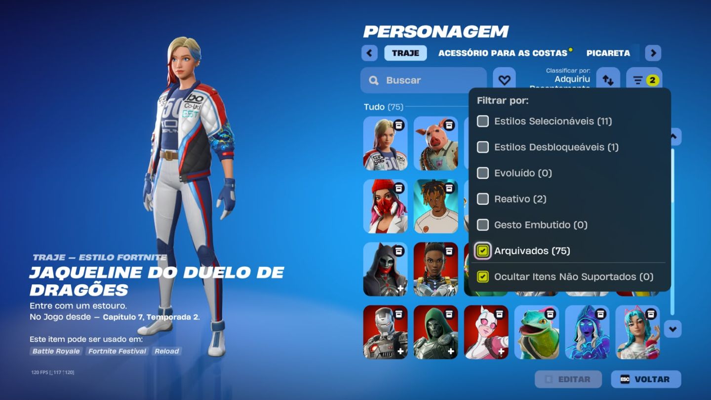 EPIC GAMES | FN +75 SKINS QUEBRA-GELO + RL GC S12/S19 DIECI BLACK TW ZOMBA FA