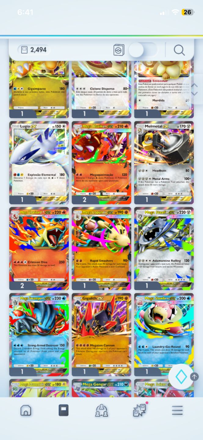 Conta de pokemon tcgp em inglês lvl37 (valor pode ser negociado)