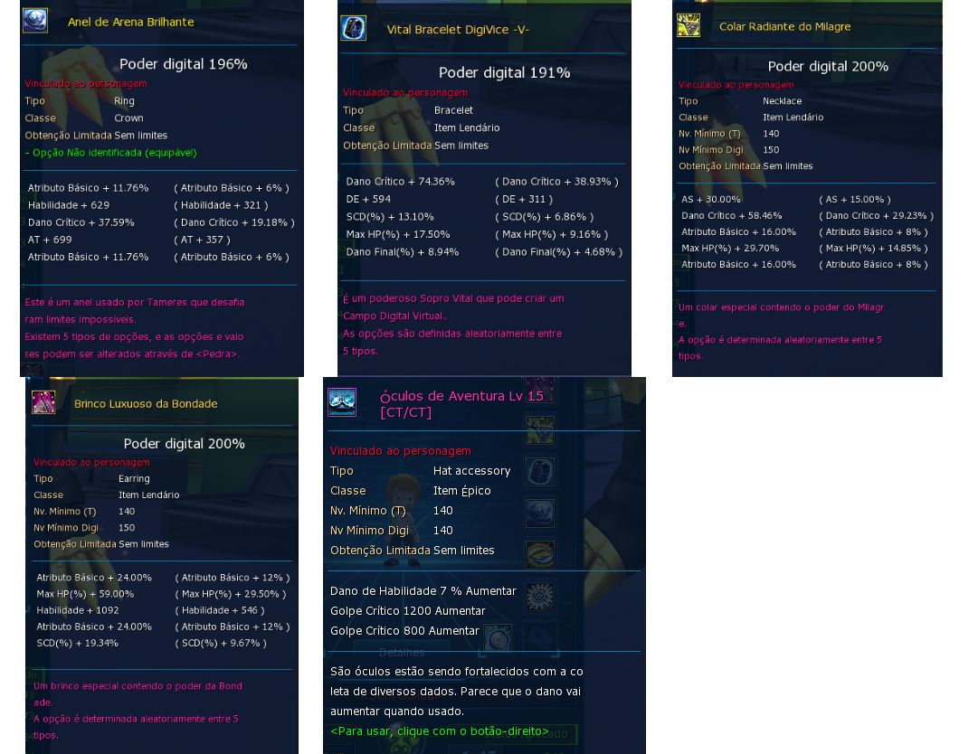 CONTA LADMO - SERVIDOR OMEGAMON LV160+
