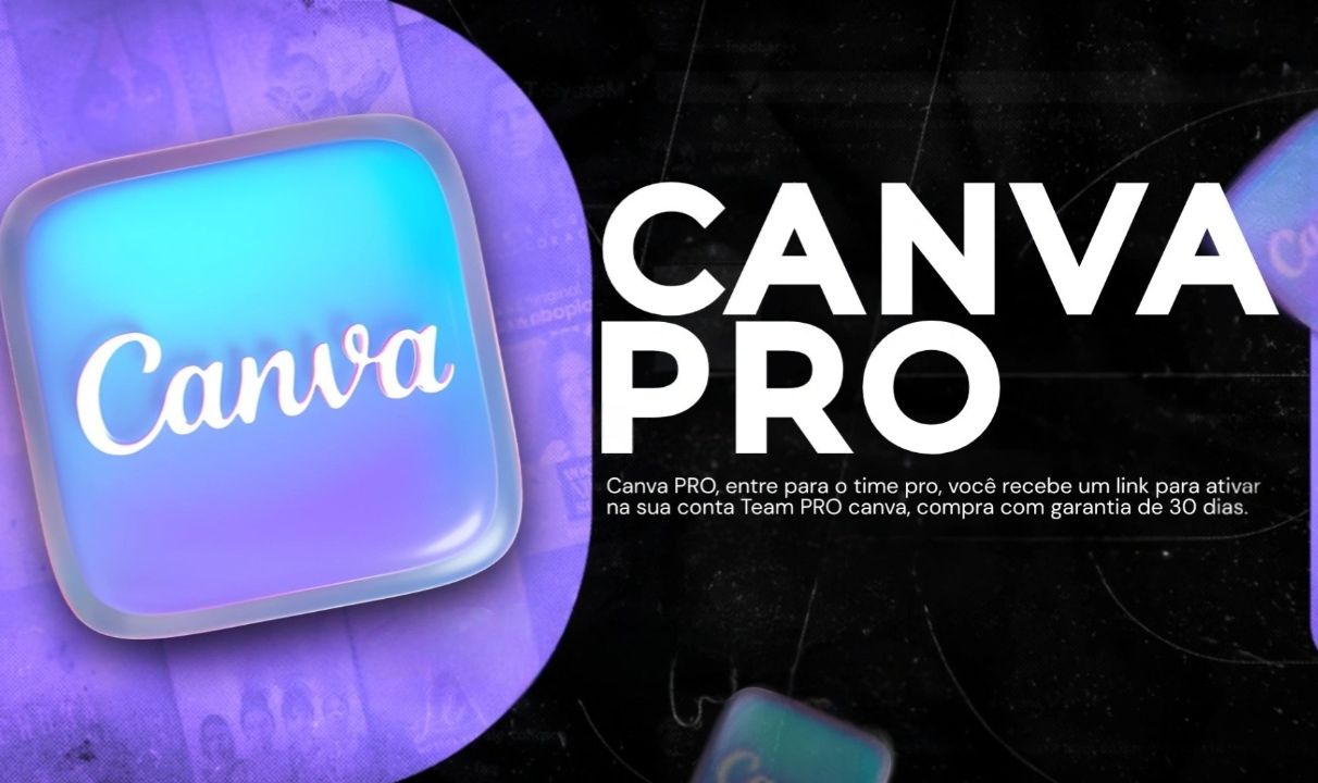Canva Pro 30 Dias Mensais