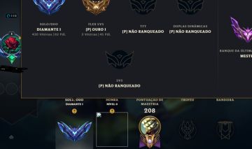 CONTA D1 62PDL FULL ACESSO LEAGUE OF LEGENDS MMR GM+