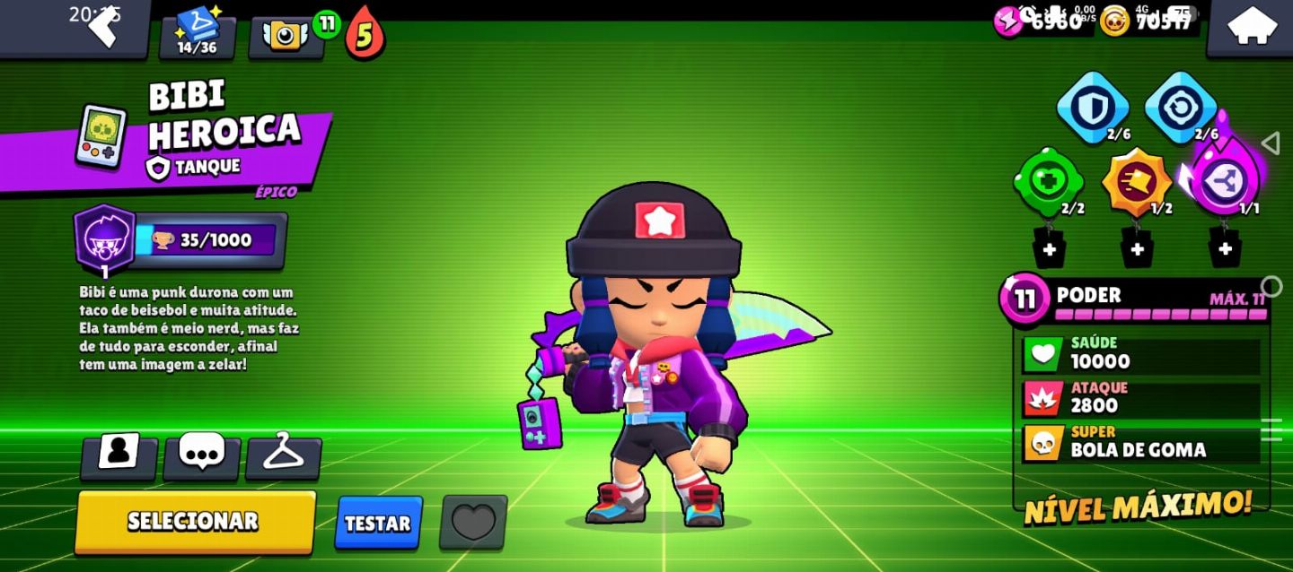 Combo 2 contas Brawl stars e clash royale