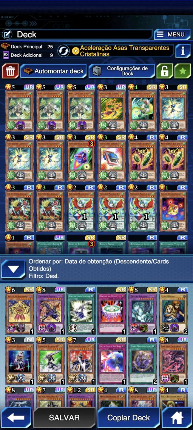 Conta Yu-Gi-Oh Duel Links| 7K+ Gemas|Decks Montados Speedroid, Dragão Branco etc