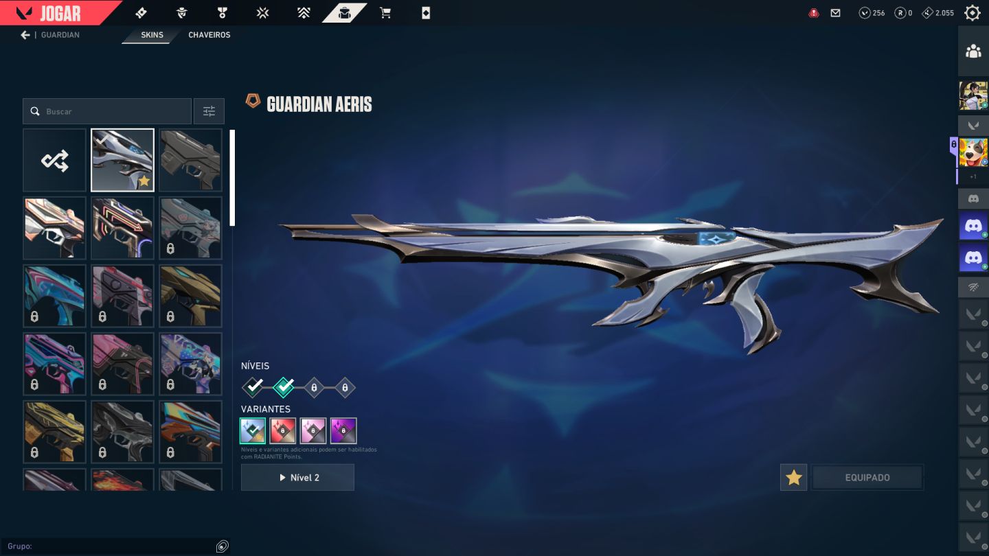 CONTA VALORANT FULL SKIN