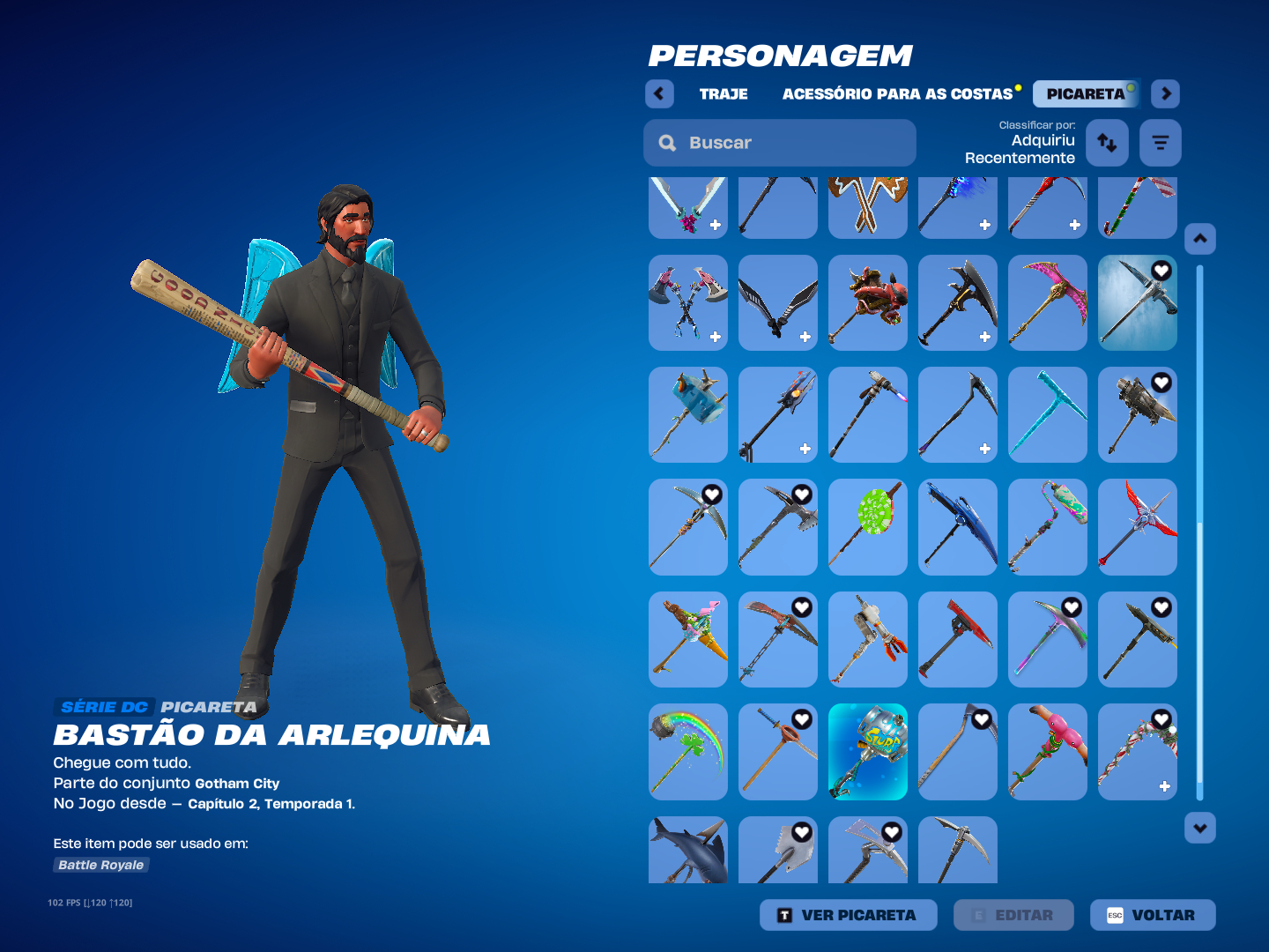 Conta S3 e algumas skins e temporadas