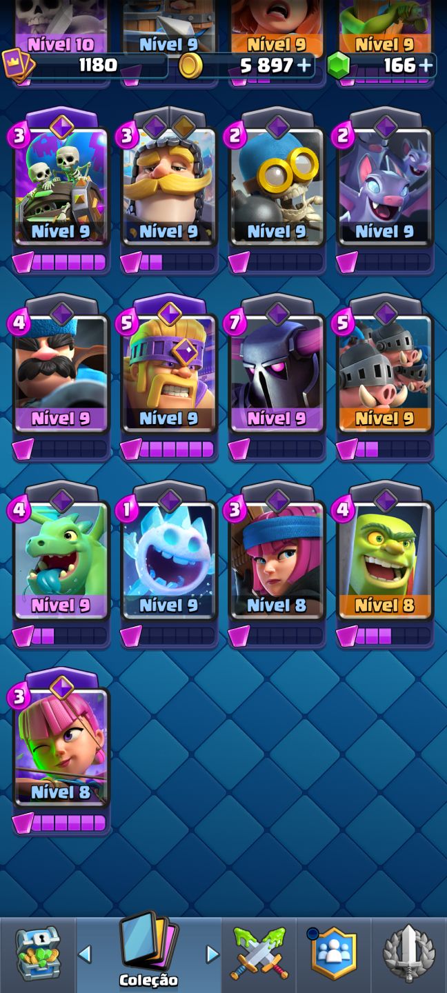 Conta Clash Royale arena 15