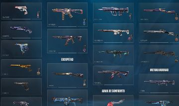 +50 skins kuronami (vandal , sheriff,spectre) e outras ...