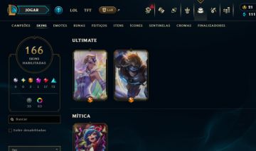 CONTA LOL + VALORANT // 2 SKINS ULTIMATE LOL + 3 SKINS VALORANT