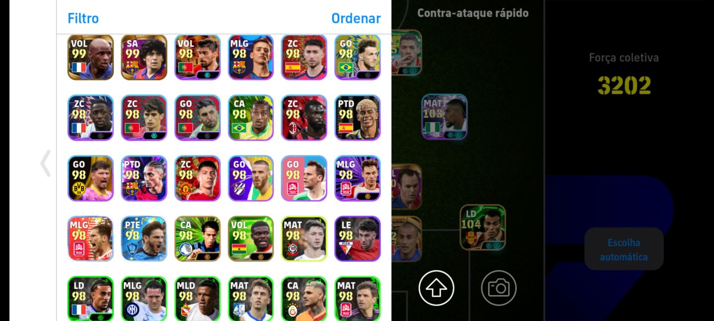 CONTA EFOOTBALL TOP RELÍQUIA NO PRECINHO
