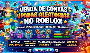 Venda de conta no roblox upadas em jogos aleatórios