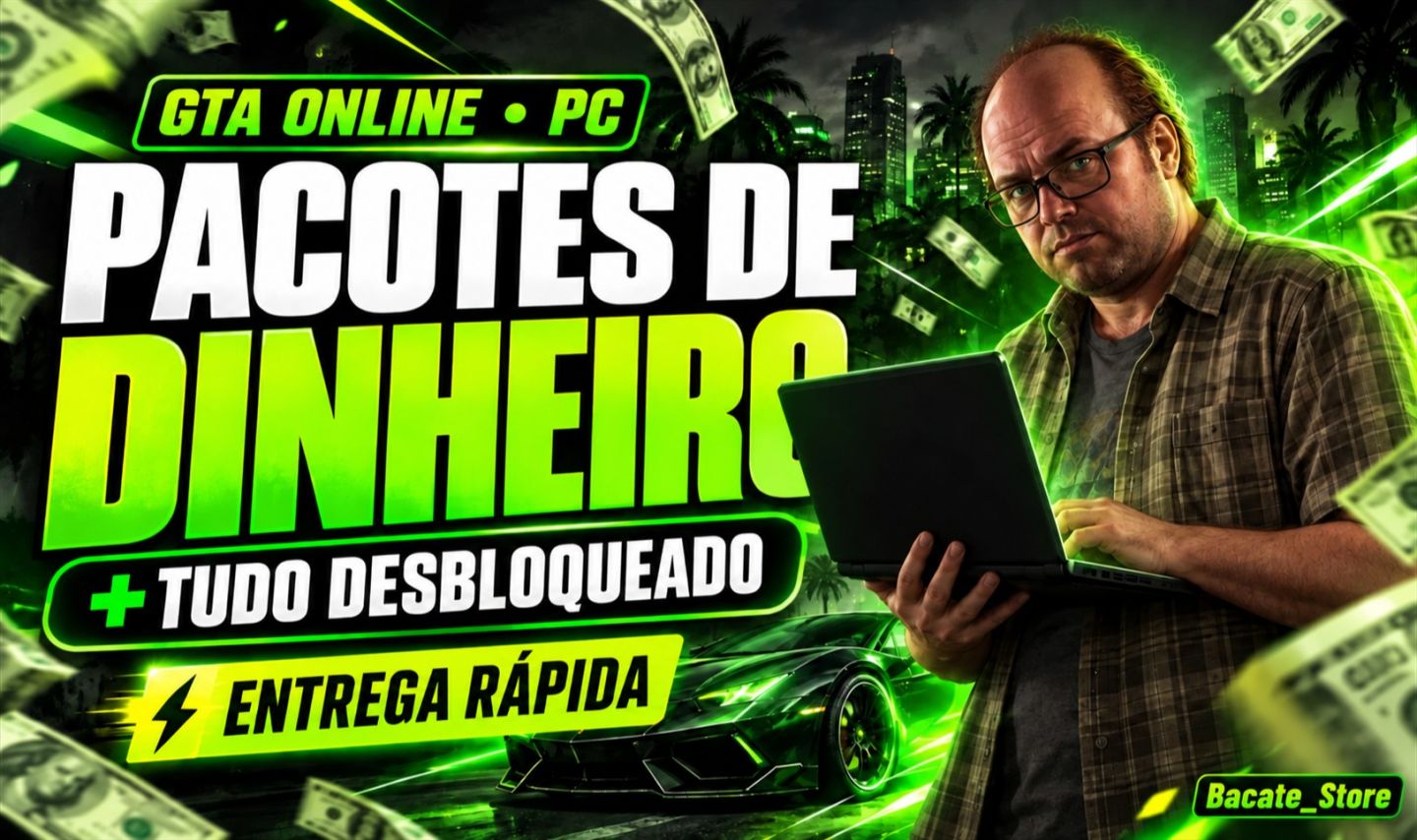 GTAV ONLINE | PACOTES DE DINHEIRO !! (SOMENTE NA PLATAFORMA PC)