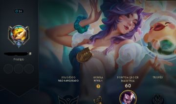CONTA LEVEL 26 COM SKIN DA AHRI FONTES TERMAIS SEM HONRA