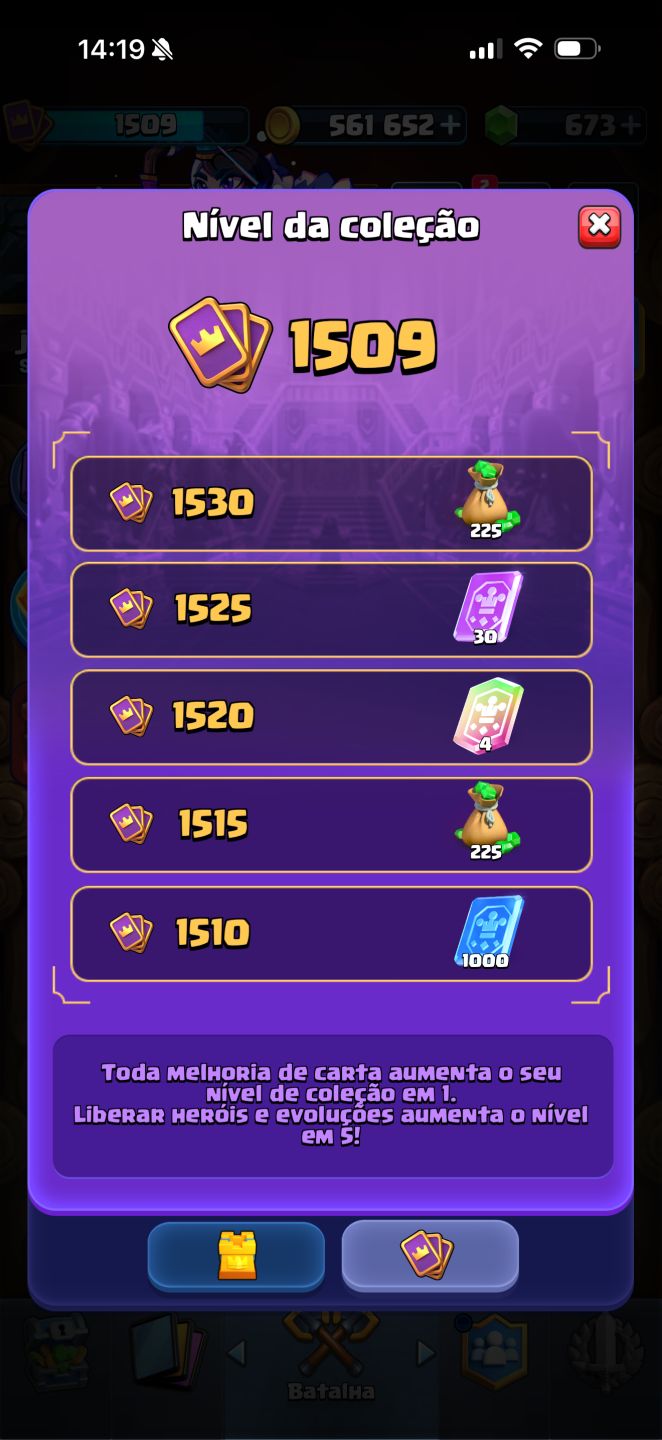 Conta clash Royale 10k troféus e 9 anos de conta