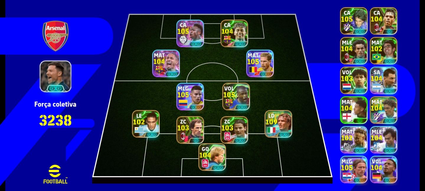 Conta EFootball 3238+FULL YAMAL RAPHINHA+COMPANHIA CONTA FULL