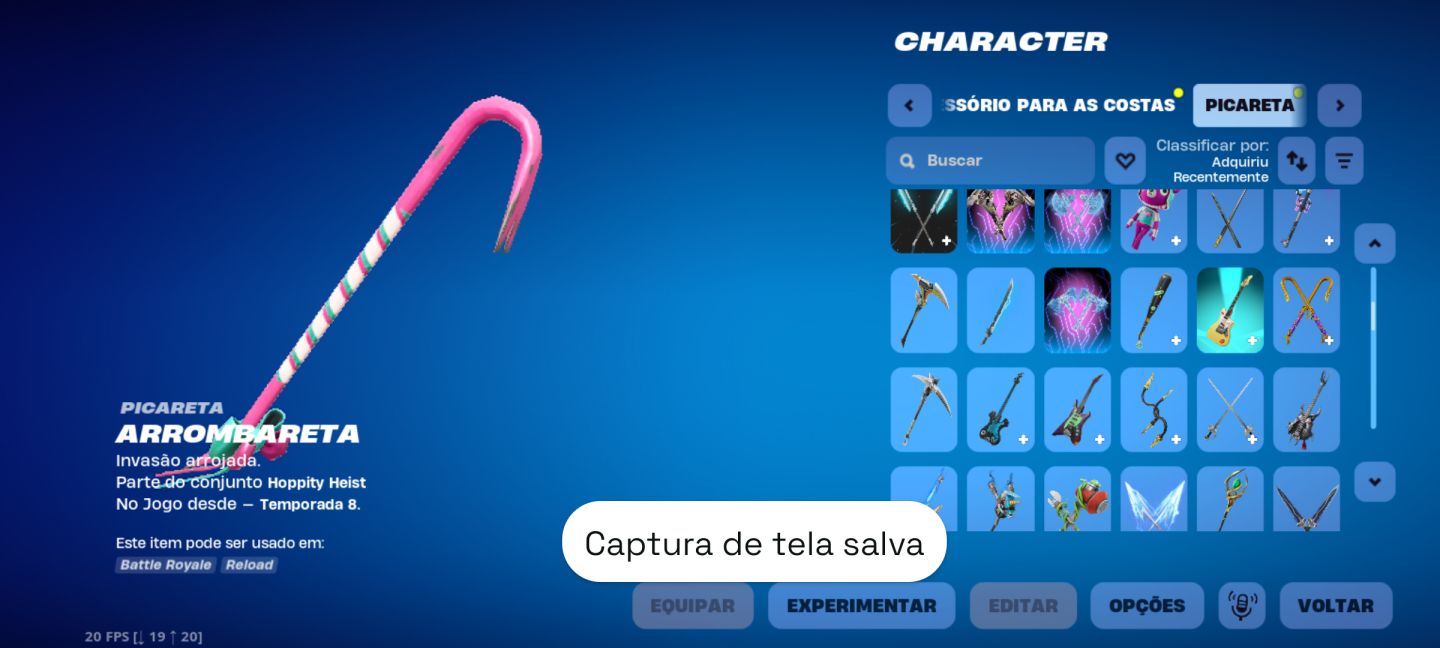 Fortnite com diversas skins!