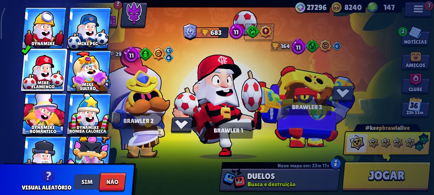 CONTAS DE BRAWL STARS + CLASH ROYALE MUITO UPADAS E RARAS!
