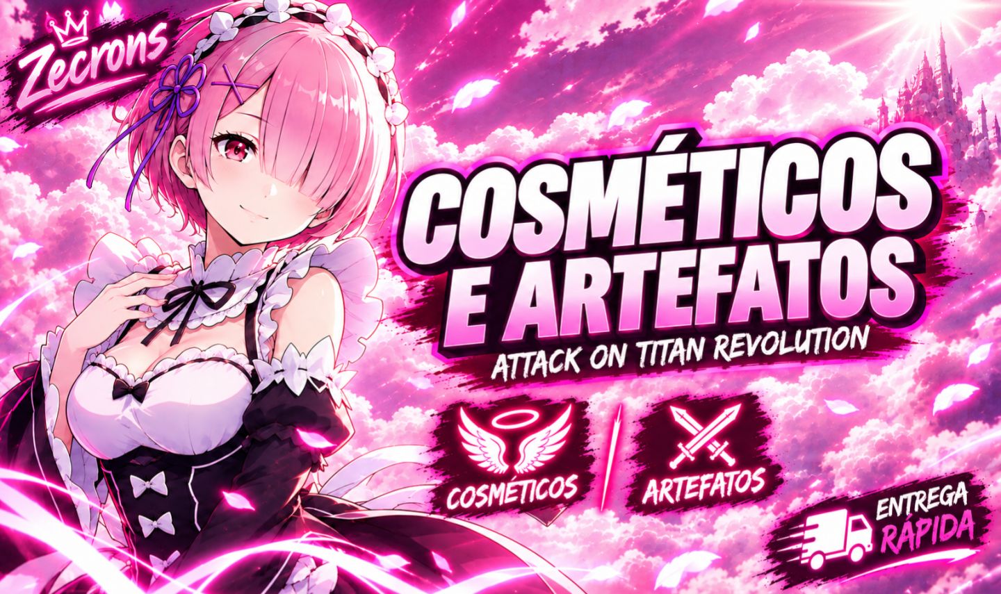 COSMÉTICOS AOTR: WINGS, ATTIRES, SWORD AURAS E ARTEFATOS MITICOS À VENDA!