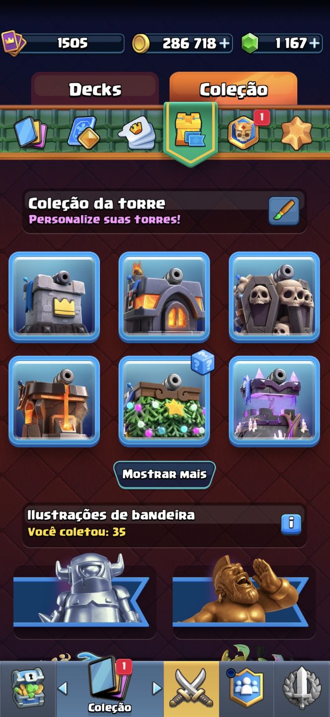 CLASH ROYALE ACC (inclui uma de brawlstars)