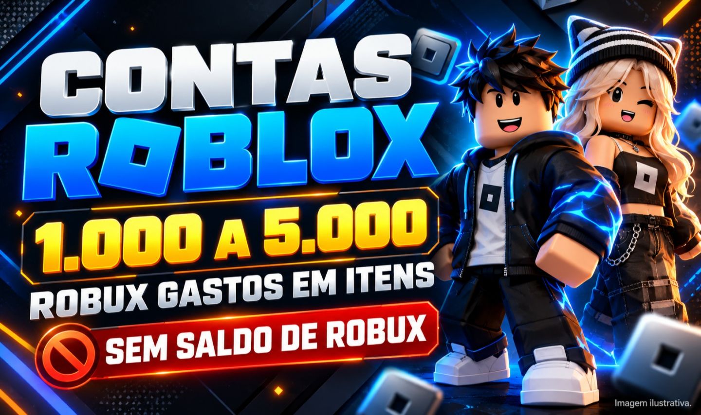 ROBLOX | Conta com Itens + E-mail | Até 5.000 Robux Gastos