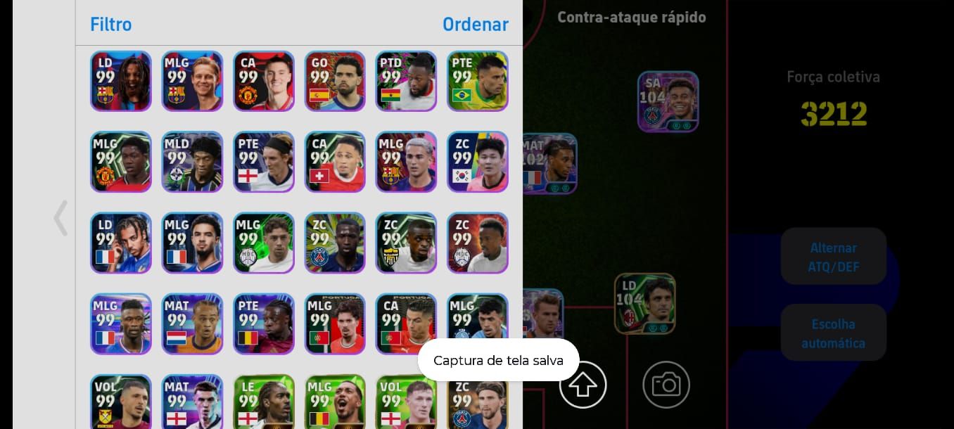 CONTA EFOOTBALL MOBILE À VENDA!