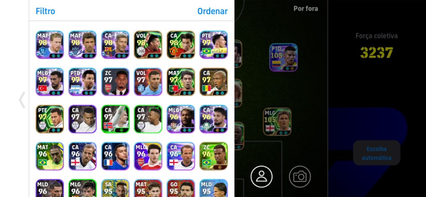 Conta EFootball 3237 upada e rara!!