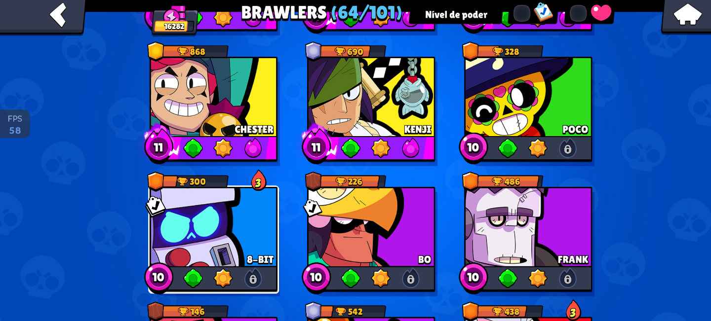 Conta Brawl Stars - 16K Troféus