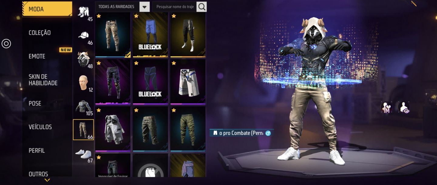 CONTA DE FREE FIRE NARUTO E SASUKE