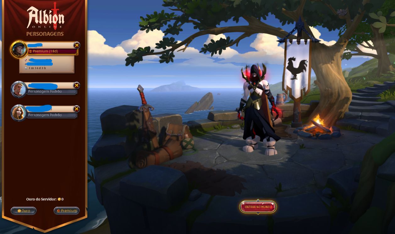 Conta albion online - 553m de fama total - preço negociavel