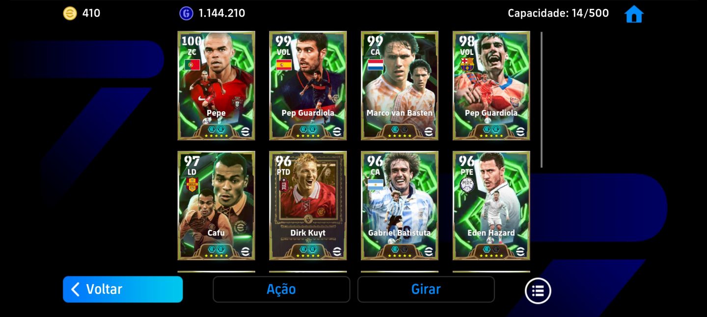 Conta com Mbappe, Pacho, Pepe e Eden Hazard Big Time