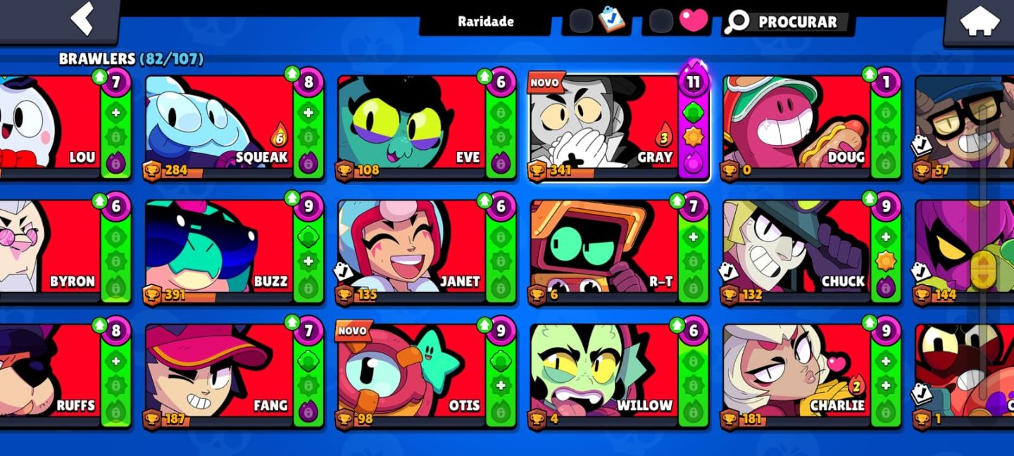CONTA DE BRAWL STARS 26K TROFÉU + PERS ESPECIAIS (LEN,MIT,ÉP)