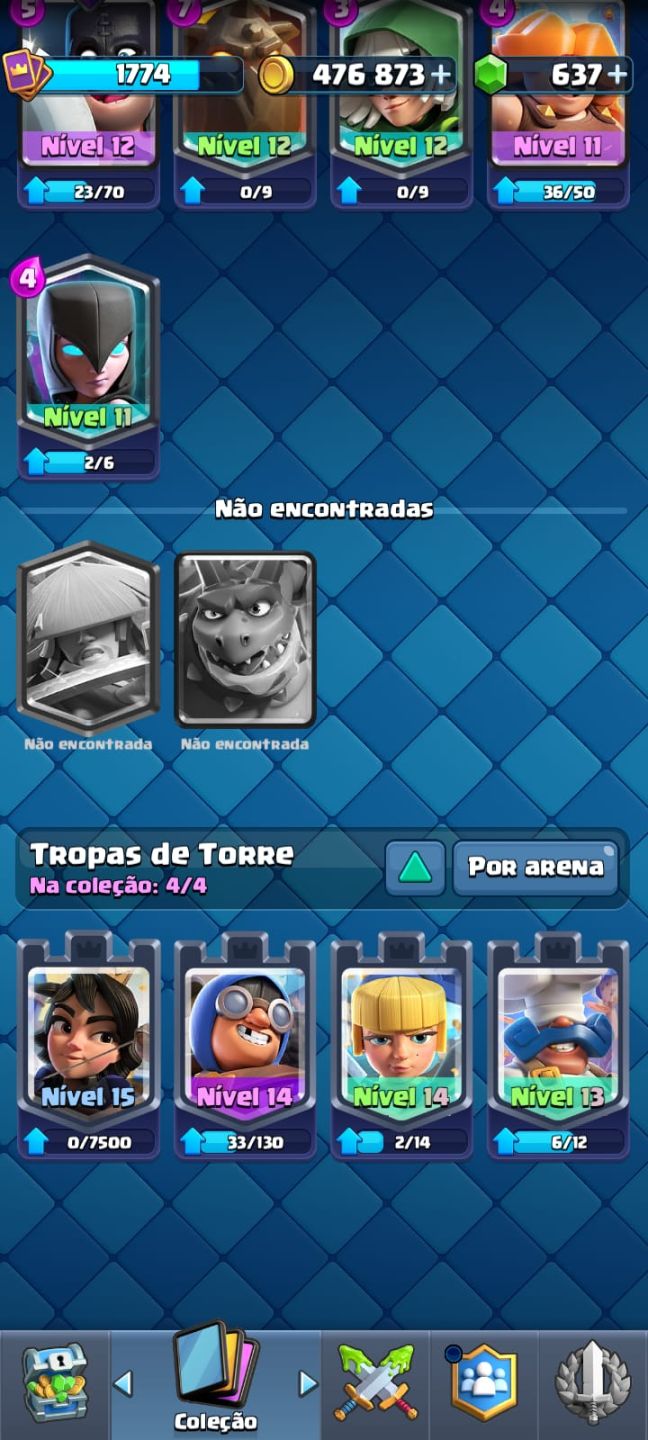 CONTA CLASH ROYALE COMPLETA À VENDA CONTA VETERANA + MUITAS CARTAS!