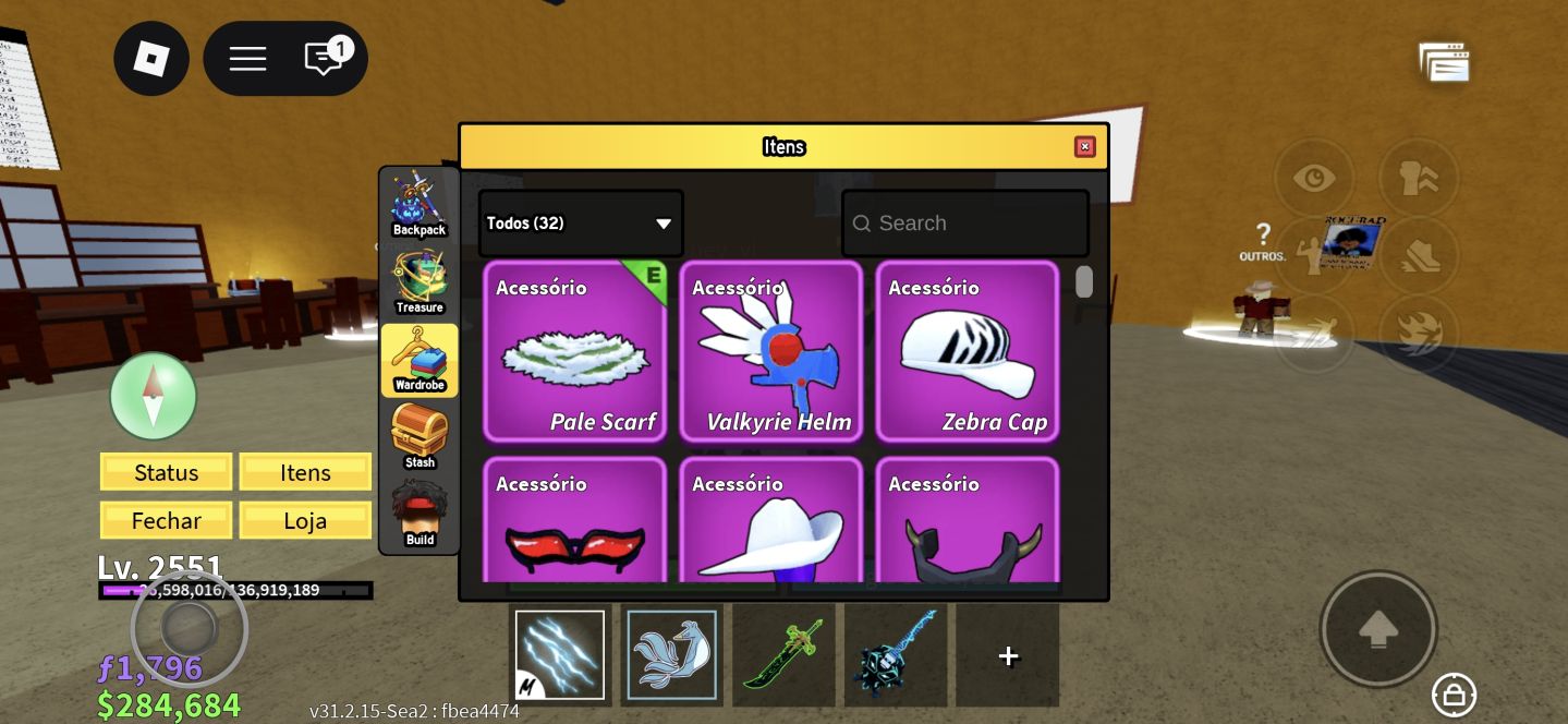 CONTA DE ROBLOX-BLOX FRUITS