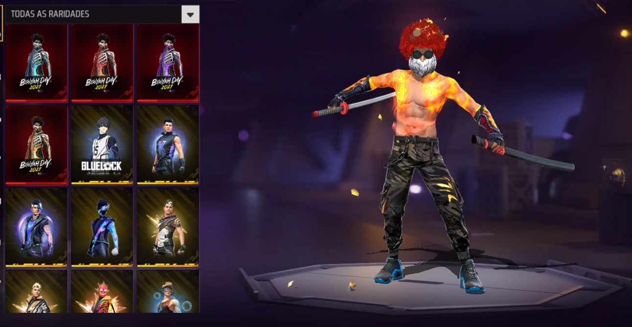 MESTRE DA COLEÇÃO: COBRA, NARUTO, BLUE LOCK E SKINS INSANAS