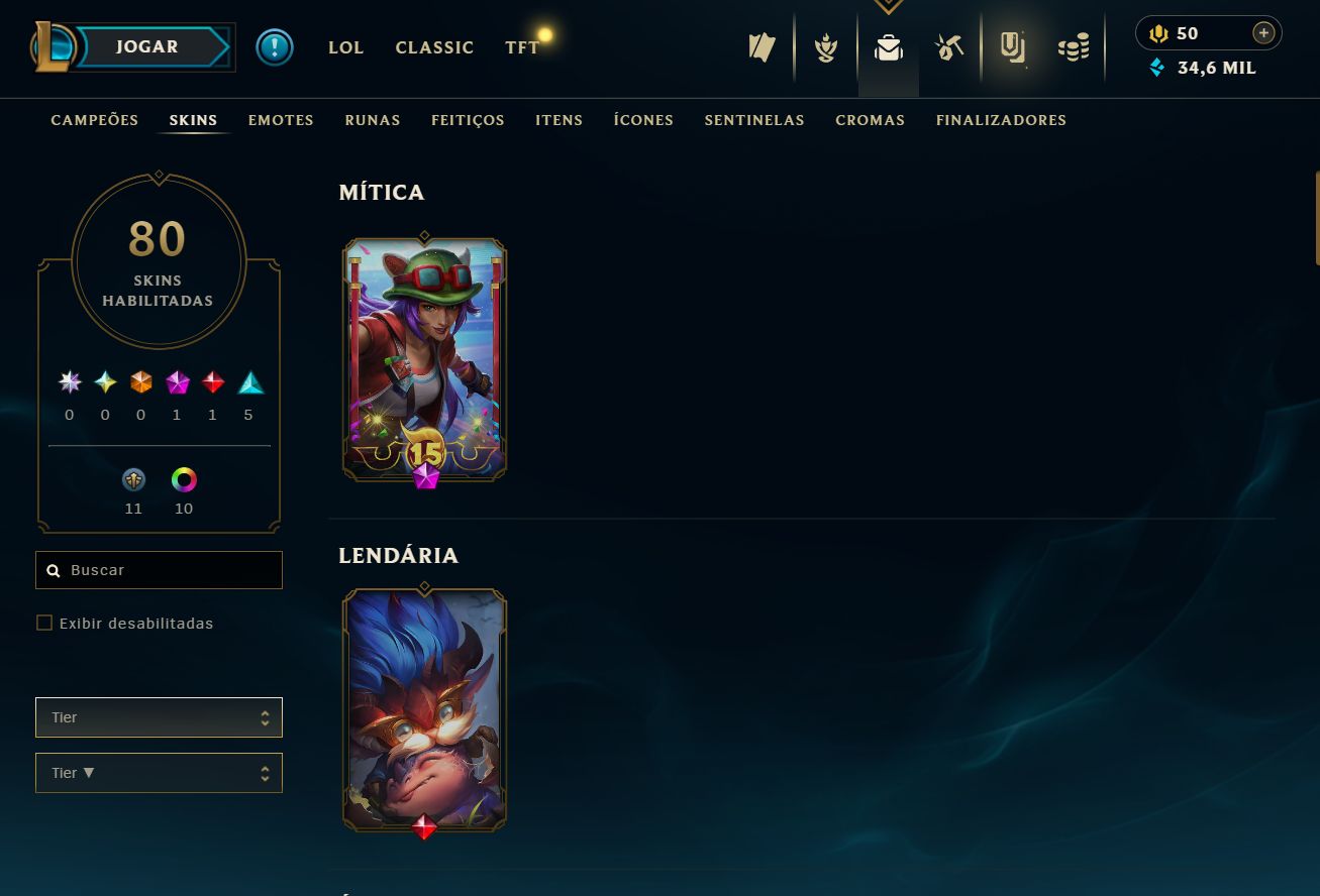 CONTA ÚNICA NO SERVER BR! KAYLE JUÍZA - RAMMUS REI - ELISE/JANNA VITORIOSA