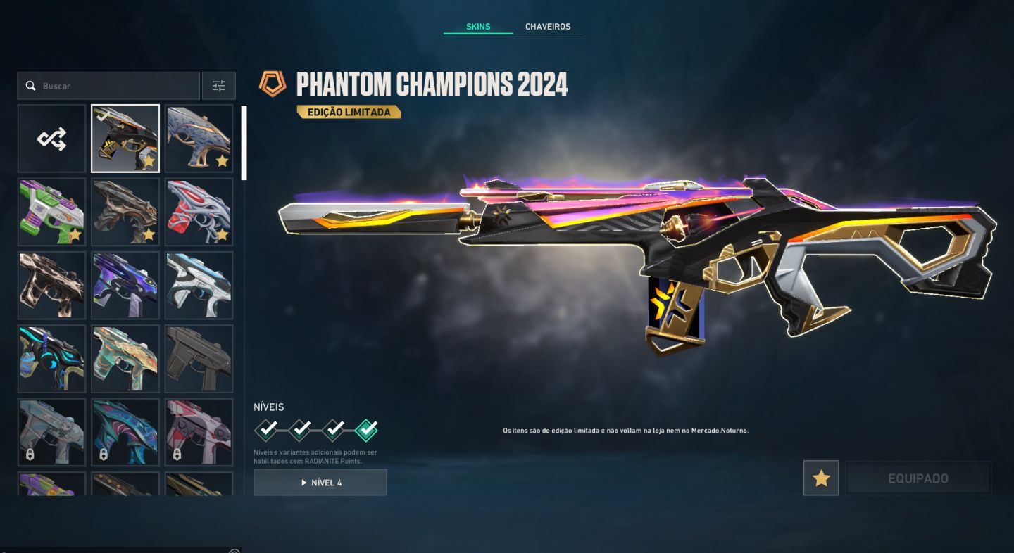 Conta Valorant 29 Skins, Skins do Champions 2024, FULL ACESSO (Leia a Descrição)