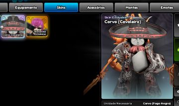 Conta com Skin do Itachi