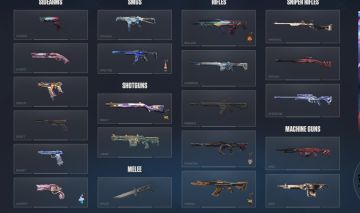 Conta de valorant com skins top e variedade