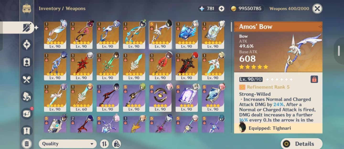 CONTA GENSHIM COM GANYU C4+ SKINS DE T5+ GARANTIDO+ VARIAS CONSTELAÇÕES