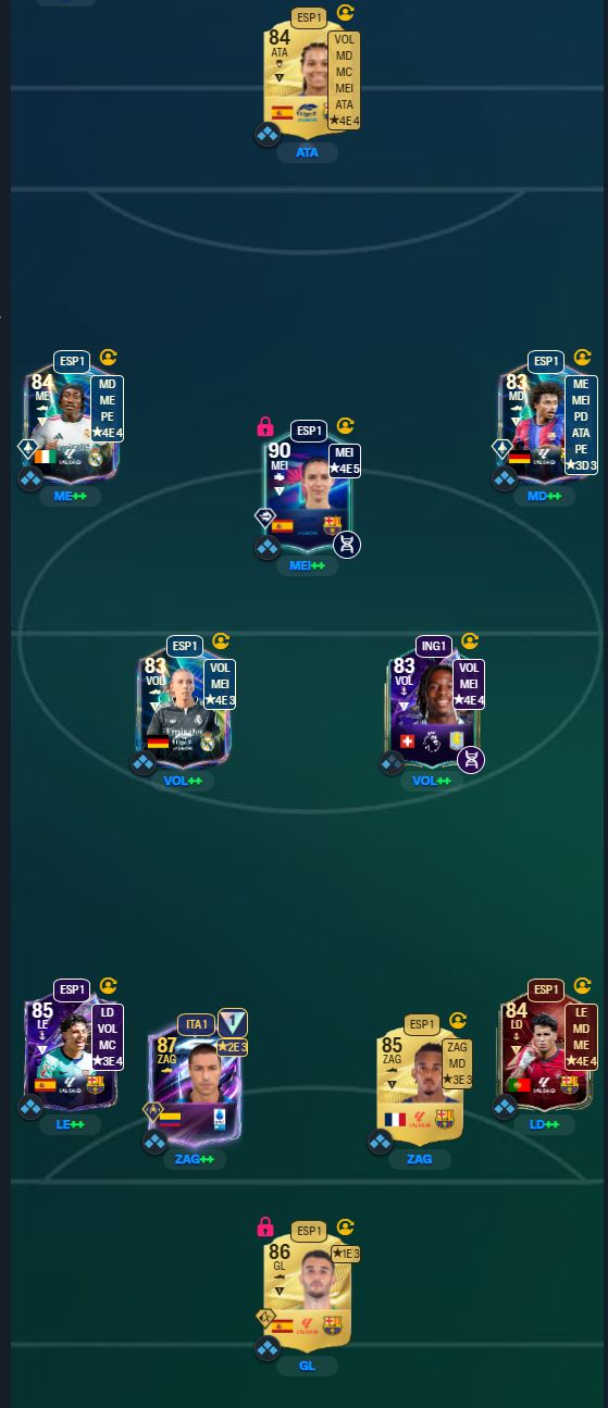 EAFC27 TIME META / AITANA, CANCELO RED PICK, CÓRDOBA HOLOGRÁFICO E + 500k coins