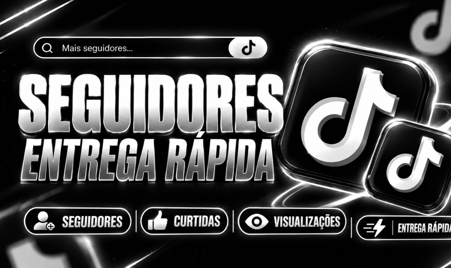 SEGUIDORES E VISUALIZAÇÕES PARA SEU TIK TOK