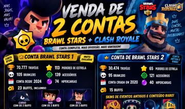 CONTAS BRAWL STARS COM BÔNUS