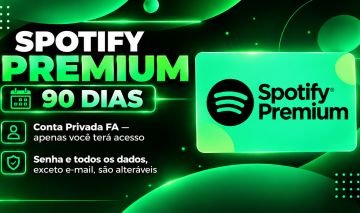 SPOTIFY 3 MESES PREMIUM CONTA PRIVADA + BRINDE EXCLUSIVO