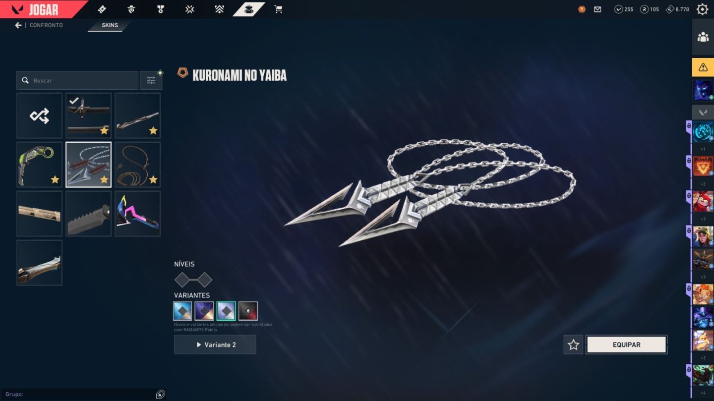 Conta diamante valorant
