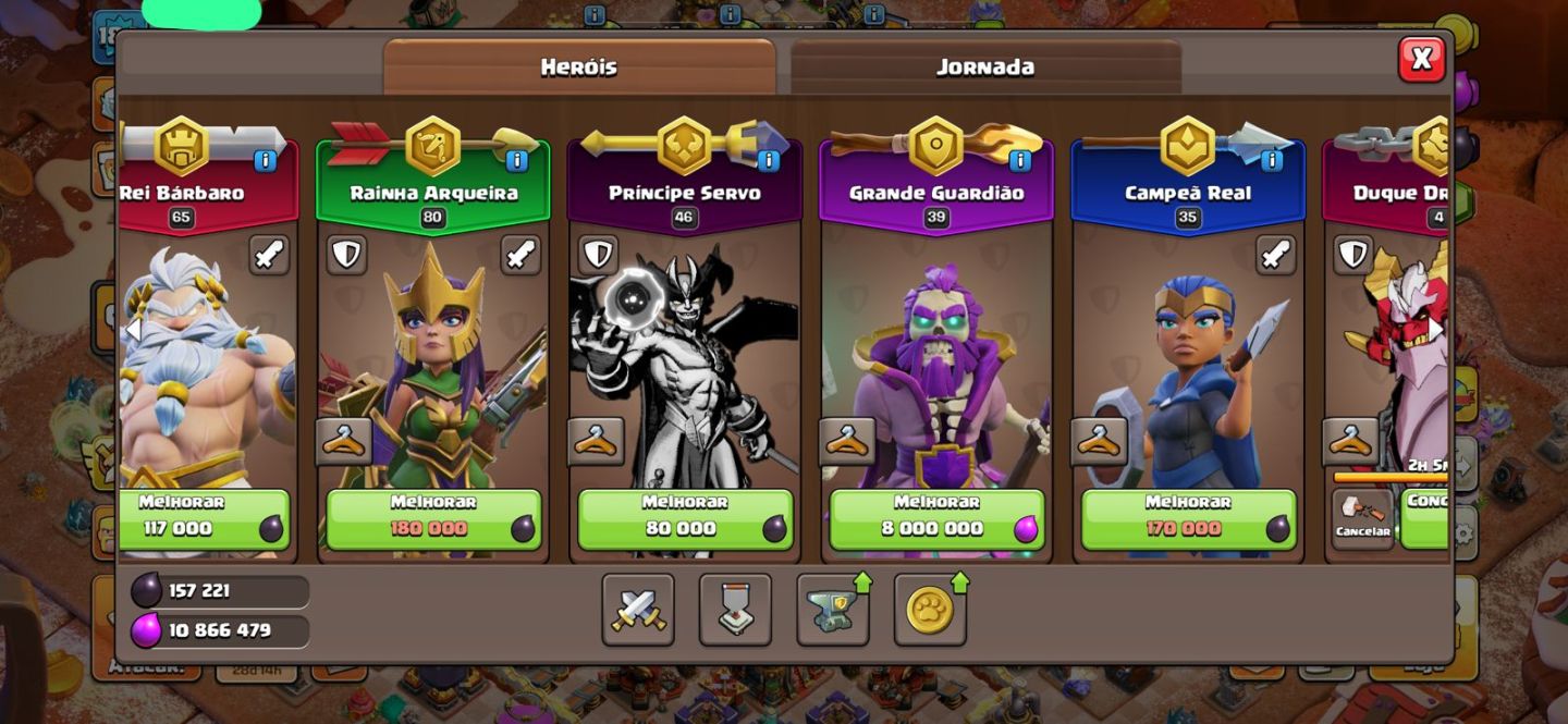 CONTA CLASH OF CLANS CV 16 SEMI FULL (indo pra 17)