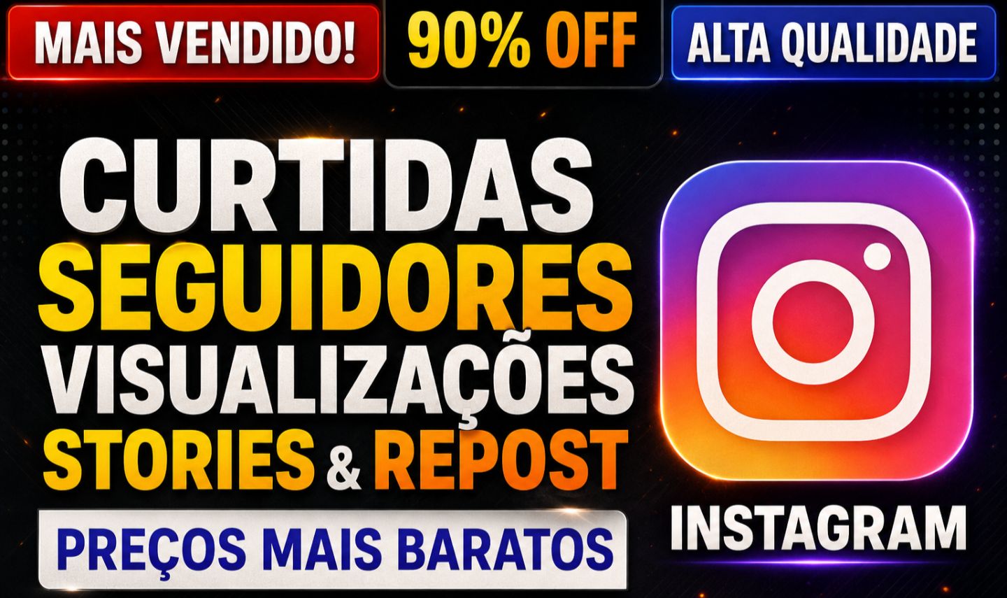 PROMOÇÃO|Instagram: Seguidores, Curtidas, Visualizações
