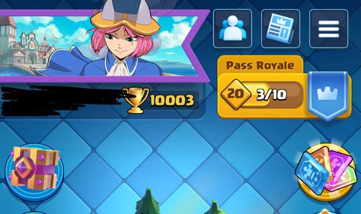 Conta clash royale 10k troféus