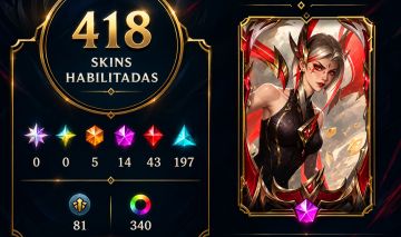 Conta LoL 418 Skins | Level 595 | Full Acesso | BR